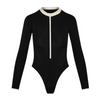 Hit-gurl Surfing Sport Long Sleeves Women One Piece Swimsuit