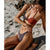 Geelal two piece two color swimsuit