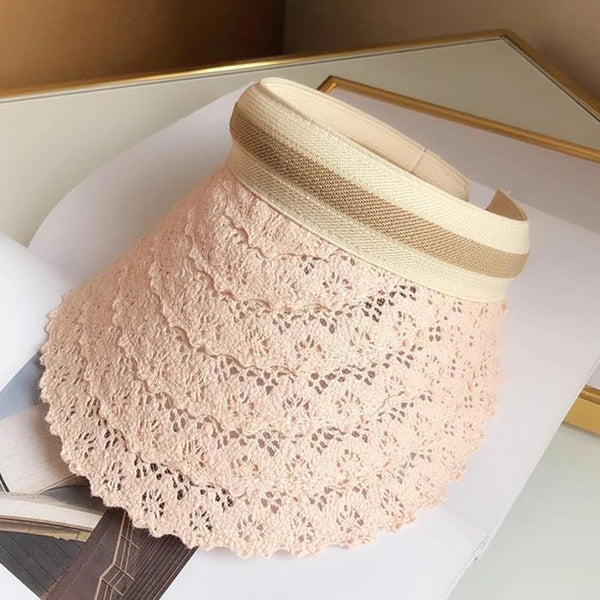 2024 New women summer sun visor wide-brimmed beach hat - Sexikinis Swim