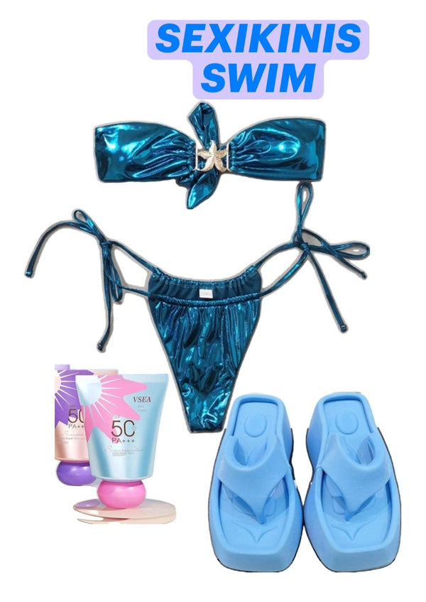 Vacation beach Outfit for women option 4 - Sexikinis Swim