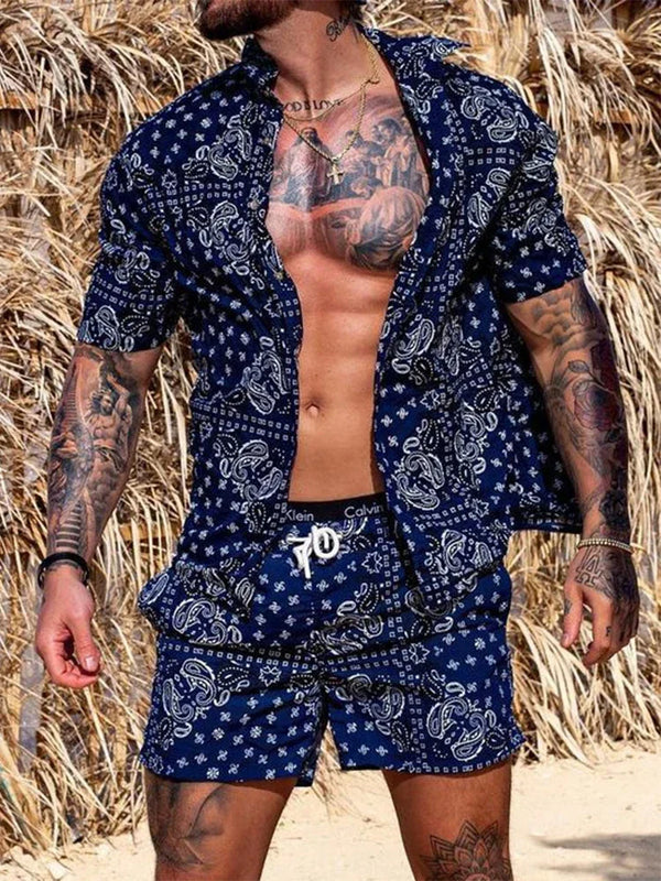 Trendy men two piece Beach set
