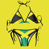 Sexy Jamaican Flag two piece swimsuit - Sexikinis Swim