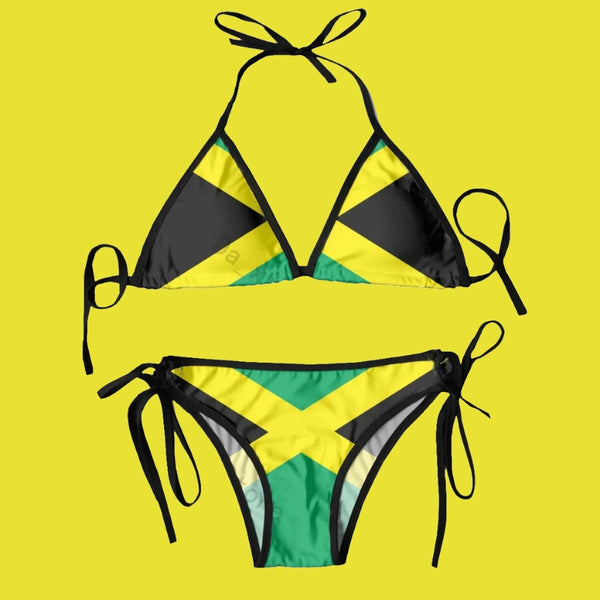 Sexy Jamaican Flag two piece swimsuit - Sexikinis Swim