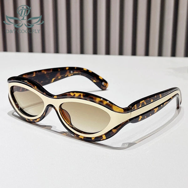 New Fashion Oval Cat Eye Sunglasses - Sexikinis Swim