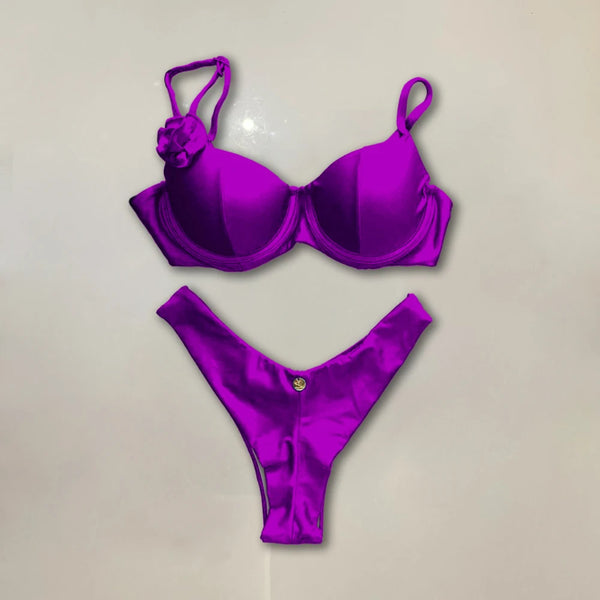 New bright color vacation two piece swimwear -Sexikinis Swim