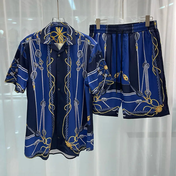 Summer Men Hawaiian Beach style outfit
