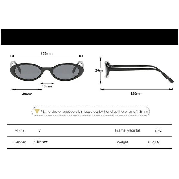 Popular Vintage Oval Sunglasses - Sexikinis Swim