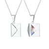Envelope Photo Custom Stainless Steel Gift Jewelry Necklace