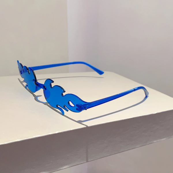 12 PCSFlame Shaped Sunglasses