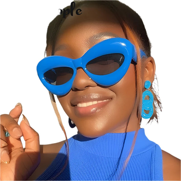 Plush women Cat Eye Sunglasses - Sexikinis Swim