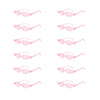 12 PCSFlame Shaped Sunglasses