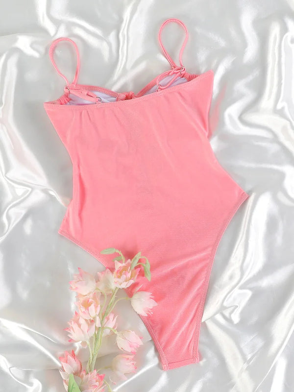 Peony one piece swimsuit