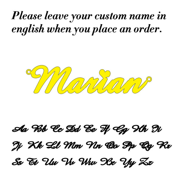 Personalized Gold Name Necklace - Sexikinis Swim