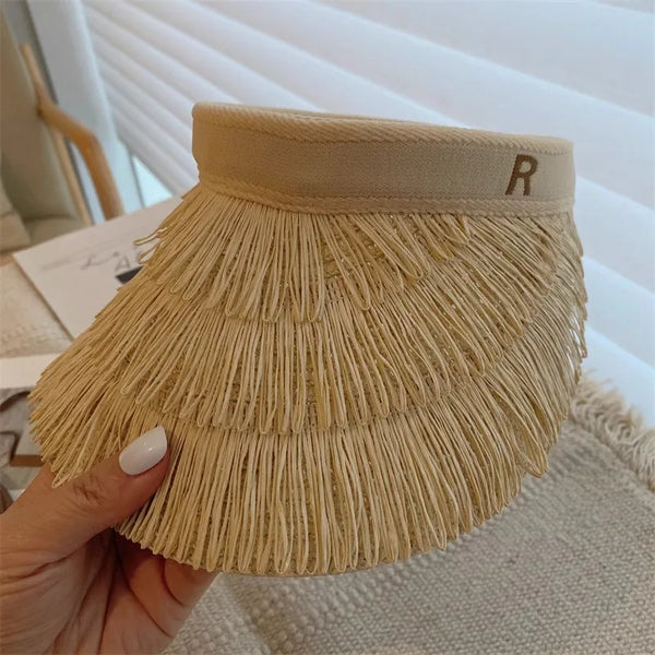 Summer Straw Sun Visor Hat - Sexikinis Swim
