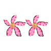 Sweet Big Flower Stud Earrings - Sexikinis Swim