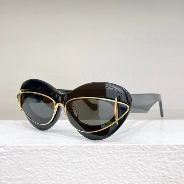 Cat Eye UV400 Outdoor Protection Double Frame sunglasses - Sexikinis Swim