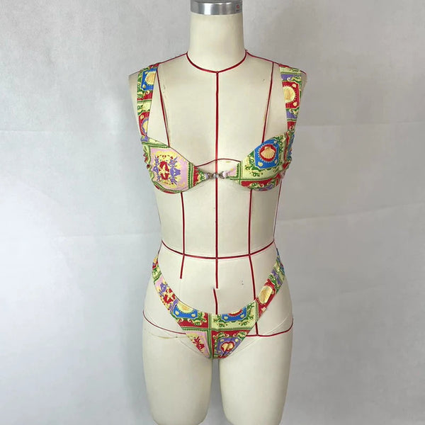 lala bae two piece swimsuit - Sexikinis Swim