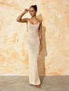 Comfortable & trendy KnittedCut Out Tassel Spaghetti Strap Bodycon Cover up