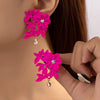 Big Flower Drop Earrings - Sexikinis Swim