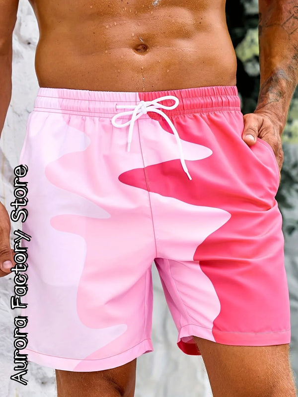 Summer Men Colorful 3D Shorts - Sexikinis Swim