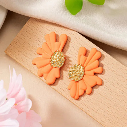 Simple ColorfulFlower Stud Earrings - Sexikinis Swim