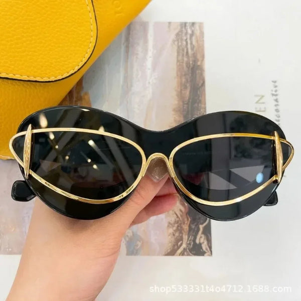 Cat Eye UV400 Outdoor Protection Double Frame sunglasses - Sexikinis Swim