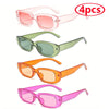 13pcs Small Square Retro Sunglasses