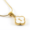 Lucky Clover Stainless Steel Pendant Necklace - Sexikinis Swim