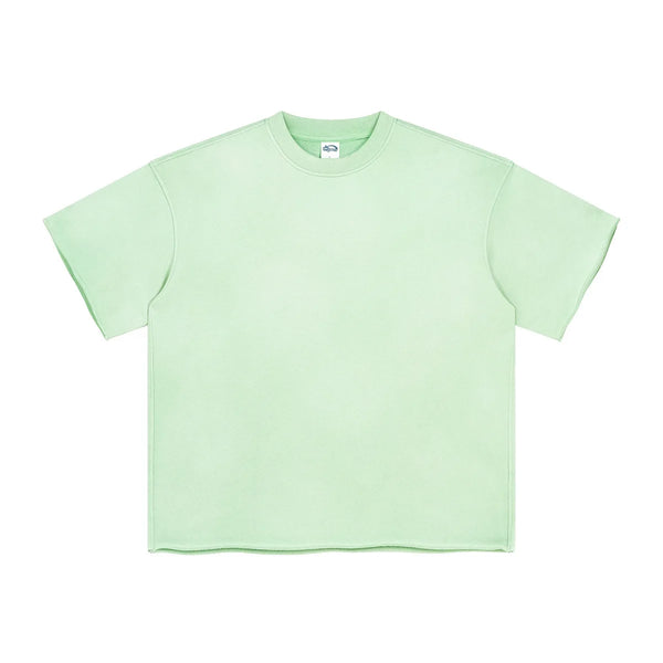 Light green t-shirt on a white background