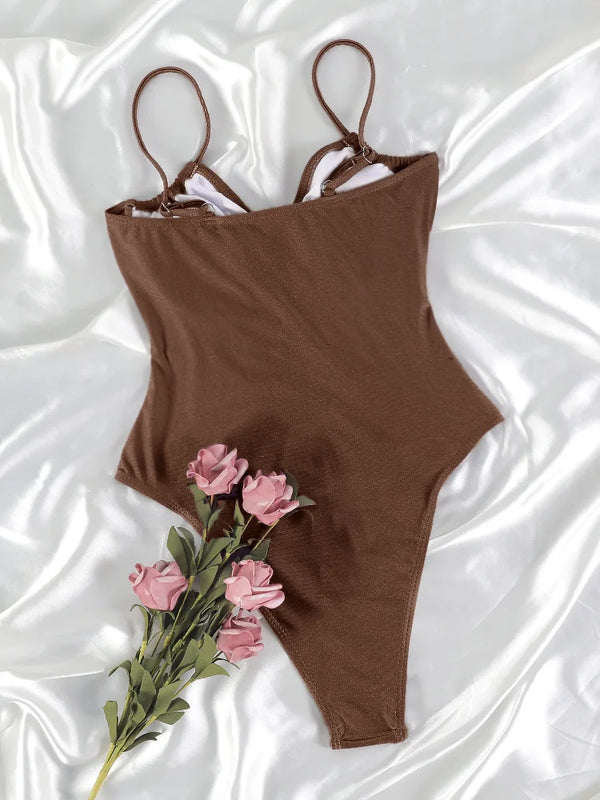 Peony one piece swimsuit