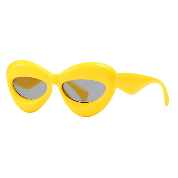Plush women Cat Eye Sunglasses - Sexikinis Swim