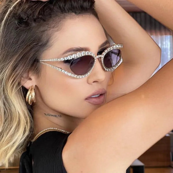 Designer Rhinestone Sunglasses - Sexikinis Swim