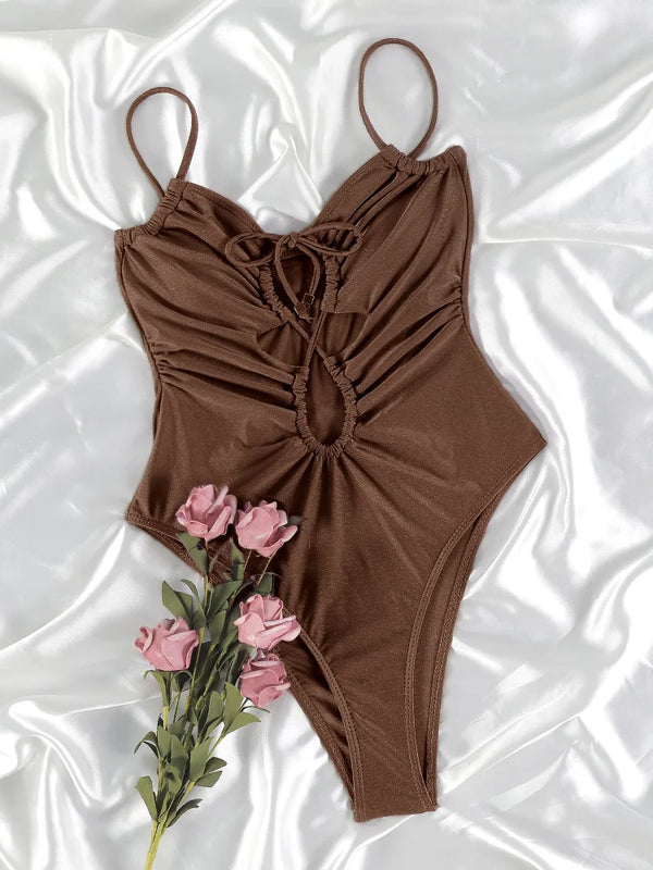 Peony one piece swimsuit