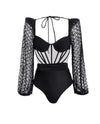 Daisy one piece swimsuit Resort wear
