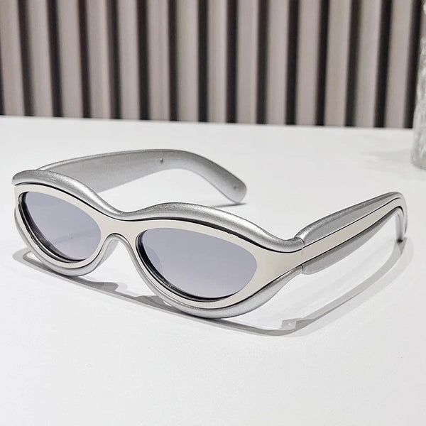 New Fashion Oval Cat Eye Sunglasses - Sexikinis Swim