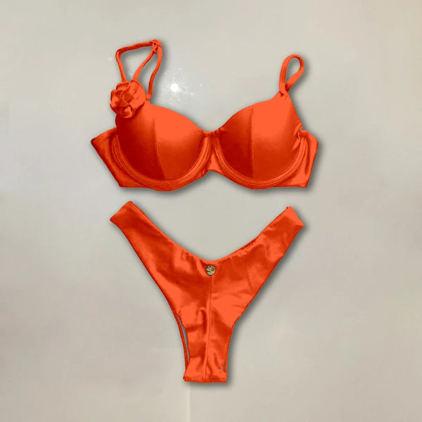 New bright color vacation two piece swimwear -Sexikinis Swim