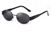 Retro Metal Frame Oval Sunglasses - Sexikinis Swim