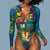 Tropical Blisser one piece swimsuit
