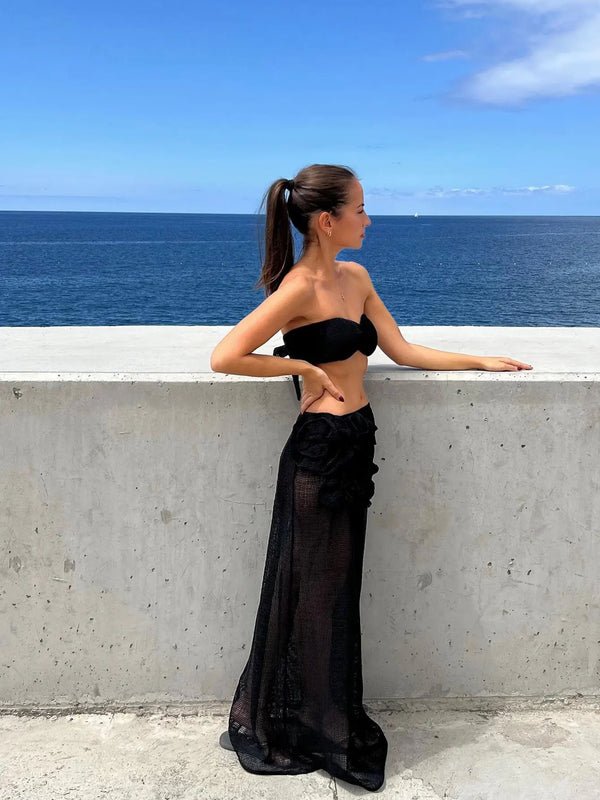 Delissa three piece swimwear & cover up