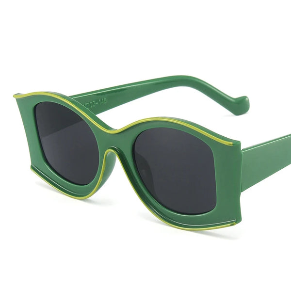 Colorful oversizedretro Sunglasses - Sexikinis Swim