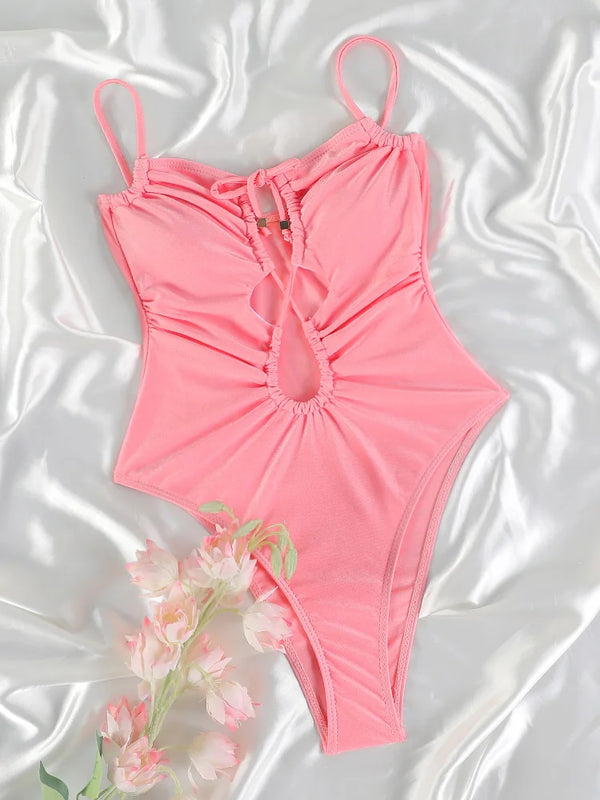 Peony one piece swimsuit