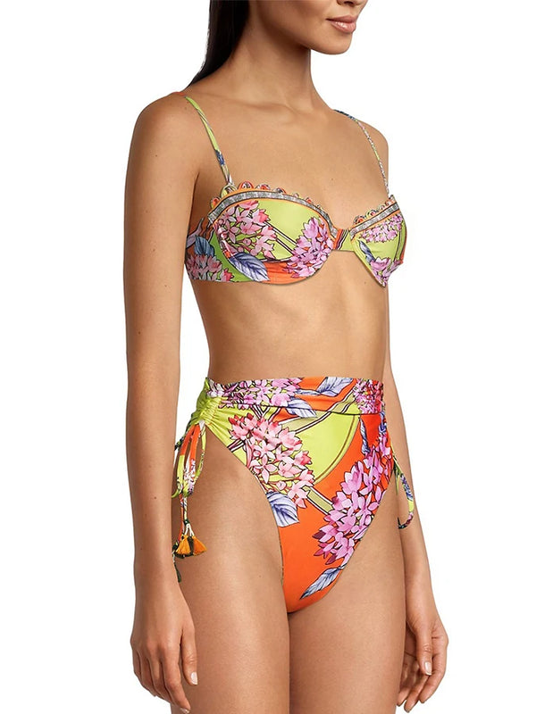 Funky High Waist Two-PieceSwimsuit - Sexikinis Swim