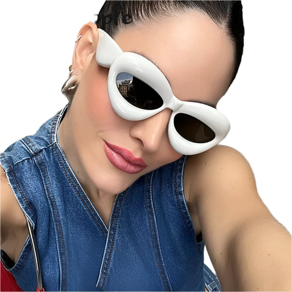 Plush women Cat Eye Sunglasses - Sexikinis Swim