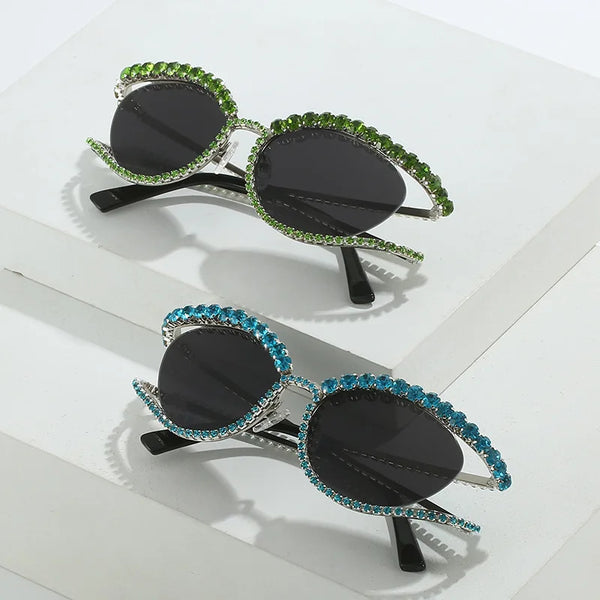 Designer Rhinestone Sunglasses - Sexikinis Swim