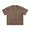 Brown t-shirt on a white background