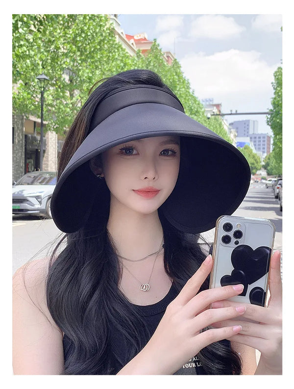 Summer Wide Brim Floppy Visor Hats - Sexikinis Swim