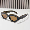 New Fashion Oval Cat Eye Sunglasses - Sexikinis Swim