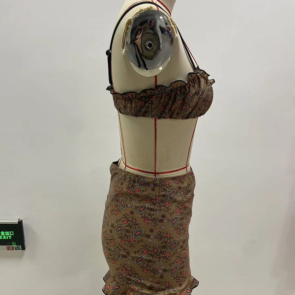 Olivia Retro three piece swimsuit