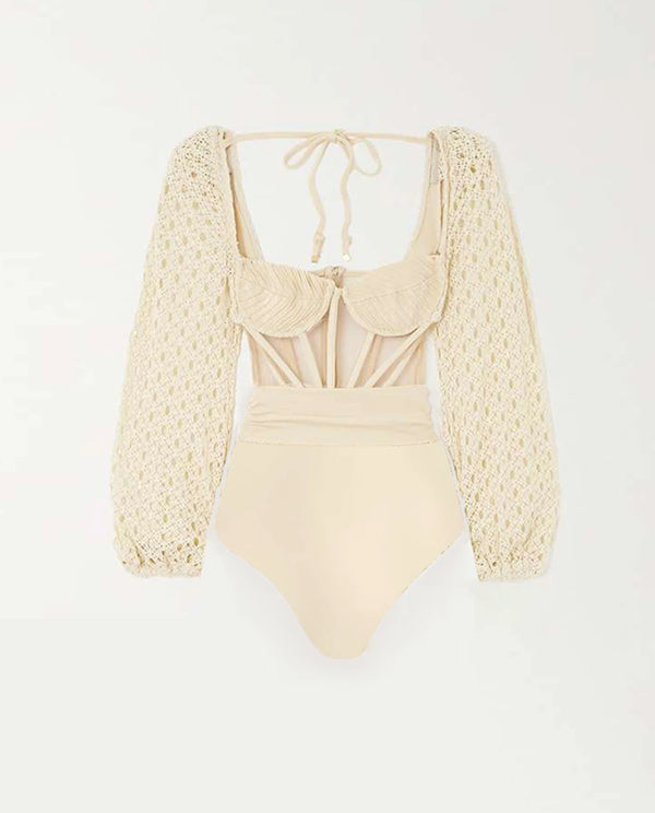 Daisy one piece swimsuit Resort wear