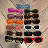 13pcs Small Square Retro Sunglasses